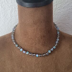 Aura Beads Glass Bead Choker Necklace